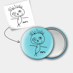 Miroir de poche personnalisé 56mm