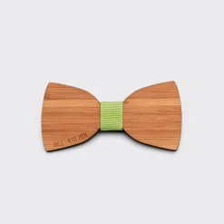 Noeud papillon enfant personnalisé gravé bois classique