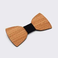 Noeud papillon personnalisé gravé bois classique