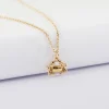 Pendentif crabe plaqué or 7x12 mm
