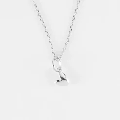 Pendentif enfant petit coeur bombé argent 7 mm - HappyBulle x Atelier Wagram