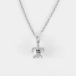 Pendentif enfant tortue argent 10 mm
