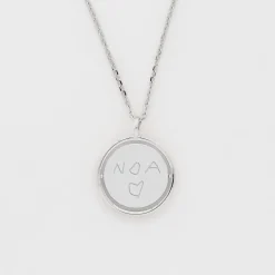 Pendentif personnalisé médaille réversible Eternelle gravée argent 18 mm