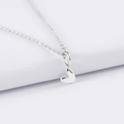 Pendentif petit coeur bombé argent 7 mm - HappyBulle x Atelier Wagram