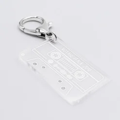 Porte clés Spotify personnalisé gravé acrylique cassette rétro