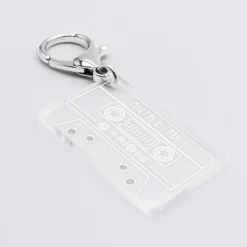 Porte clés Spotify personnalisé gravé acrylique cassette rétro