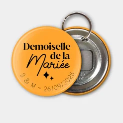 Porte clés-décapsuleur EVJF personnalisé 56mm