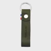 Porte-clés personnalisé gravé cuir lanière 25x100 mm