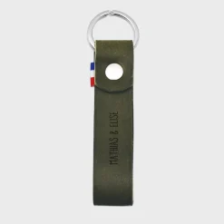 Porte-clés personnalisé gravé cuir lanière 25x100 mm