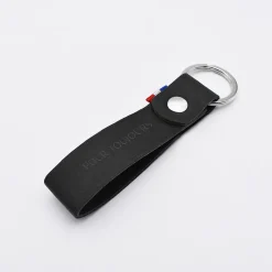 Porte-clés personnalisé gravé cuir lanière 25x100 mm