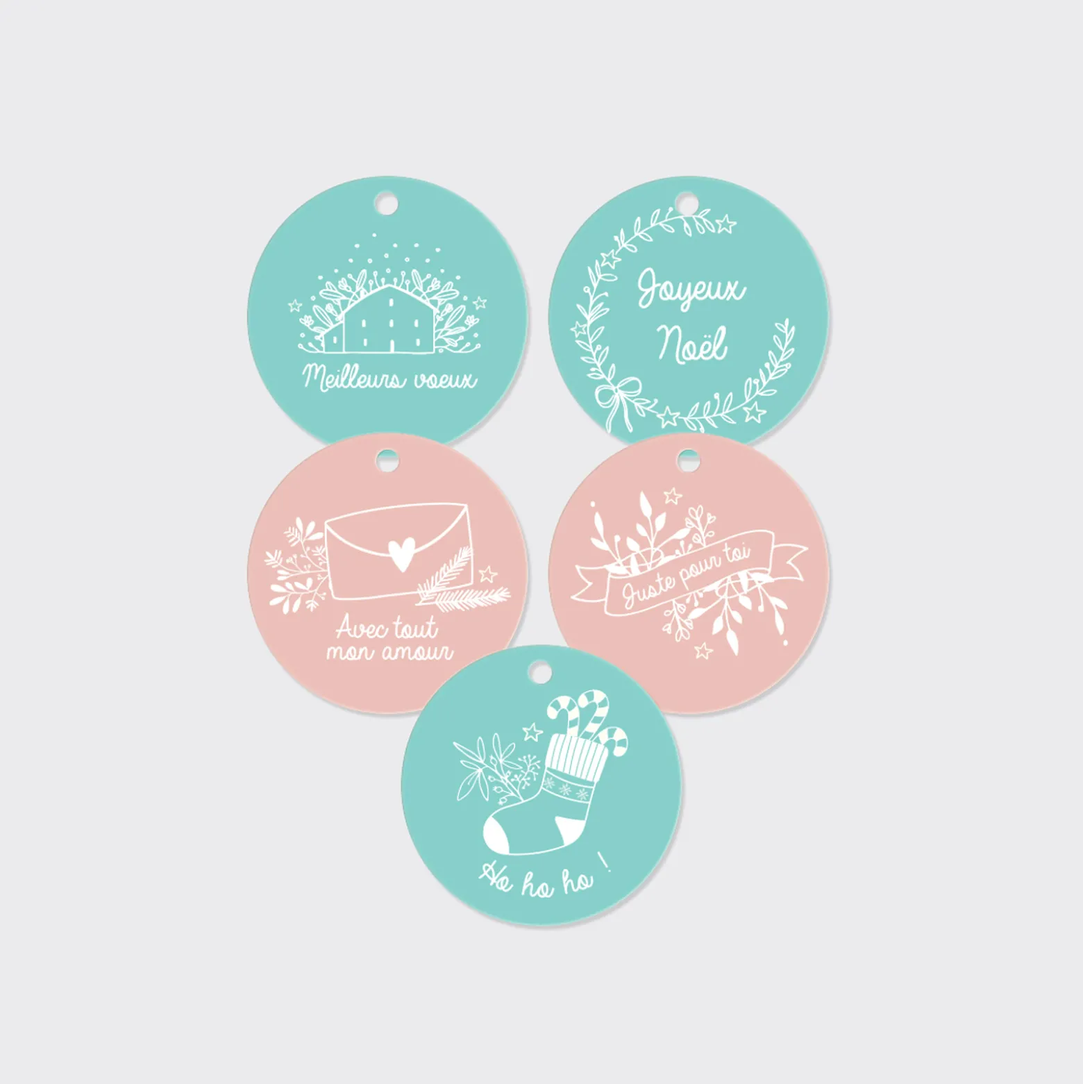 Étiquettes pour cadeaux de Noël